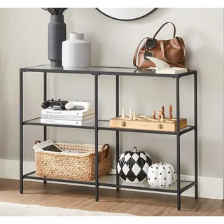 VASAGLE Konsolentisch 100 x 73 x 30 cm schwarz