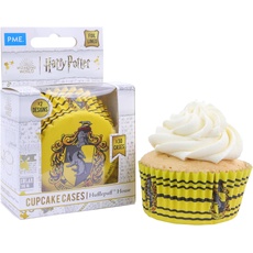 PME Harry Potter Cupcake-förmchen Folienbeschichtet, 30er-set, Hufflepuff