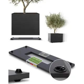 Pflanzwerk Pflanzkübel Ø 80 x 28 cm Schwarz