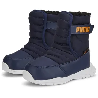 Puma Nieve Boot Winterized AC Baby Boots Winterstiefel gefüttert peacoat/vibrant orange 20