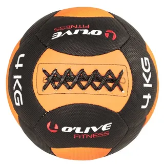 Olive Mini Medizinball 4kg - Orange - 4 kg