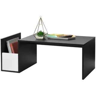 [en.casa] Bollnäs Schwarz Holzwerkstoff 90 x 35 cm