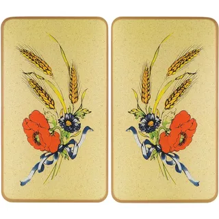 Wenko Herdabdeckplatte Universal Mod. Kornblumen 30 x 52 cm mehrfarbig