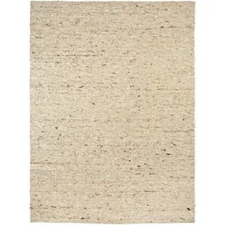 Linea Natura Handwebteppich , Beige , Textil , Uni , rechteckig , 130x190 cm , für Fußbodenheizung geeignet, beidseitig verwendbar, in verschiedenen Größen erhältlich , Teppiche und Böden, Teppiche, Schafwollteppiche