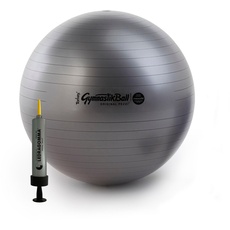 Pezzi Ball Maxafe 75 cm schwarz inkl. Original Pezziball-Pumpe Gymnastikball Sitzball