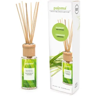 pajoma® Raumduft Diffuser Lemongras 100 ml, langlebiger Duft in dekorativer Geschenkverpackung