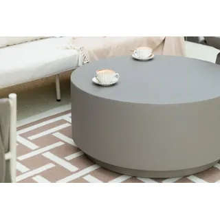 ROME Couchtisch aus Beton | minimalistisch | pflegeleicht | 86 x 86 x 41 cm - Grau
