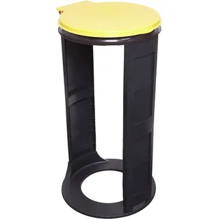 Gies Müllsackständer 120 l Schwarz/Gelb
