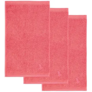 Möve Superwuschel Gästehandtuch 30 x 50 cm rot 3 St.