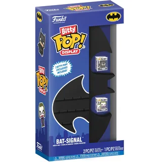 Funko Bitty Pop! Display: - Batman Signal - BatmanTM and The JokerTM and Can Display A Total of 18 Characters und eine Überraschungs-Mini-Figur - 0.9 Inch (2.2 cm) - Batman 1989