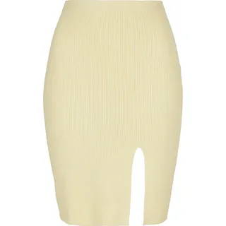 URBAN CLASSICS Rib Knit Skirt Damen Gelb 5XL