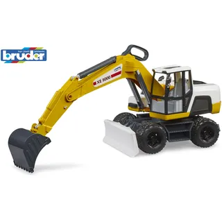 Bruder 03413 - Mobilbagger gelb/weiß 1:16