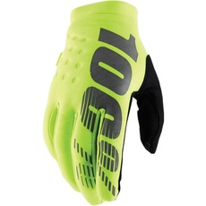 100% Handschuhe Winterhandschuhe Kinder Brisker neon gelb XL