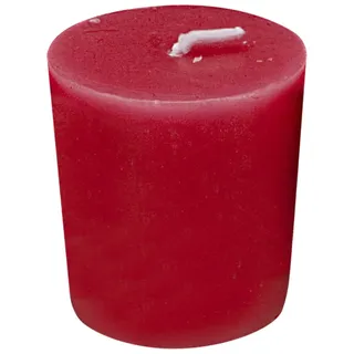 La Briantina MOC02631A Duftkerze in Hufform, Paraffin, rot, Altezza 4.5 x diametro 4 cm