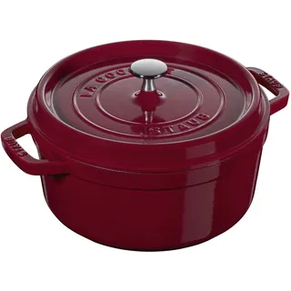 Staub La Cocotte Cocotte 26 cm, rund, Bordeaux, Gusseisen