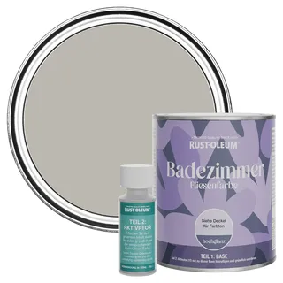 Rust-Oleum wasserfeste grau Fliesenfarbe für Badezimmer in Hochglanz Finish - Gorthleckstein 750ML