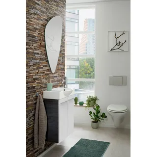 FACKELMANN Waschbeckenunterschrank »SBC« Badmöbel für Gäste-WC, Breite ca. 55 cm, braun