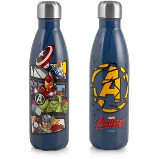 H&h Flasche Thermal Avengers Marvel Stahl 18/10 Lt. 0,5
