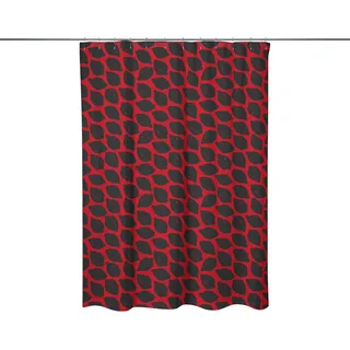 Le Jardin du Lin Digital Gedruckter Duschvorhang, Badewannenvorhang, Duschvorhangringe Enthalten, Größe: 140x200 cm - Entworfen und Hergestellt in der Türkei