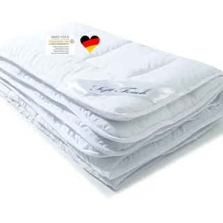 Aqua-Textil Soft Touch Sommer Leicht Bettdecke 135 x 200 cm Ultra leichte Steppdecke ca 270g Füllung atmungsaktiv Sommerdecke Oeko-TEX