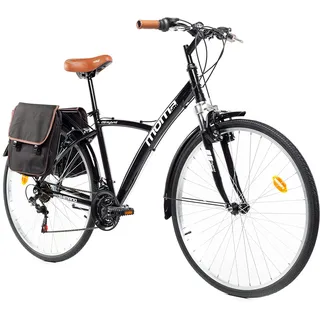 Trakking Fahrrad, HYBRID 28” Moma Bikes, Aluminium SHIMANO 18 Geschwindigkeiten, Vorne Federung