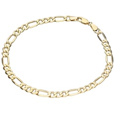 Bild Armband Figarokette, Gold 585 goldfarben