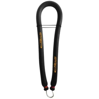 Epsealon Maori Circular 18 Mm With Closed Dyneema Wishbone Gummi - Black / Orange - 77 cm