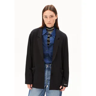 MARIAA FERNANDAA JERSEY BLAZER | Bio-Baumwoll-Mix - schwarz (XS)