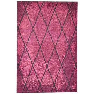 Tom Tailor Fine Lines Vintage-Teppich 68 x 130 cm Lila/Rot