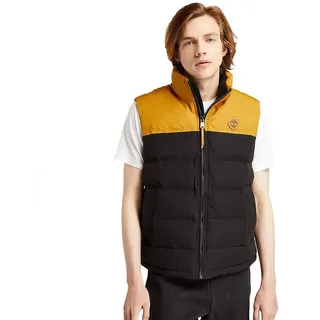Timberland Mens Durable Water Repellent Puffer Vest wheat boot-black L