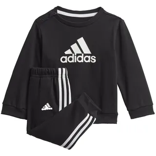 Adidas Unisex Baby I Bos Jog Ft Pants Set, Top:black/White Bottom:black/White, 68 EU