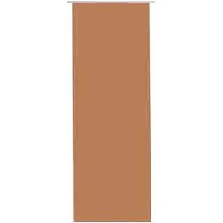 Bestlivings Flächenvorhang Blickdicht 60x245cm, Schiebegardine als Raumteiler (Hellbraun) mit Klettband Befestigung, Gardine Vorhang zum schieben