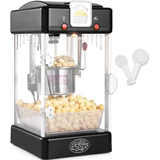 Vevor Popcornmaschine Maker Popcornautomat Popcorngerät Kino 300W 2,5oz Schwarz