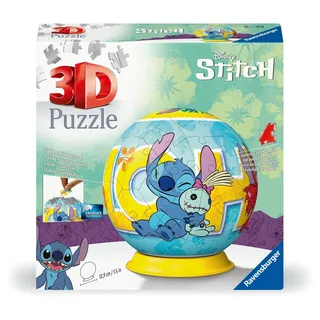 Ravensburger 3D Puzzle 11596 - Puzzle-Ball Disney Stitch - Puzzle-Ball für Erwachsene und Kinder ab 6 Jahren - Stitch Geschenke