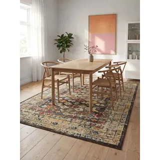 benuta Casa Vintage-Teppich 120 x 170 cm Mehrfarbig