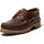 Mens Boat Shoe brown 8 Wide Fit