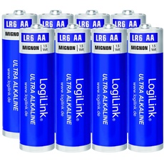 Bild LR6F8 Haushaltsbatterie Einwegbatterie AA Alkaline batteries LR6 Mignon 1.5V 8pcs