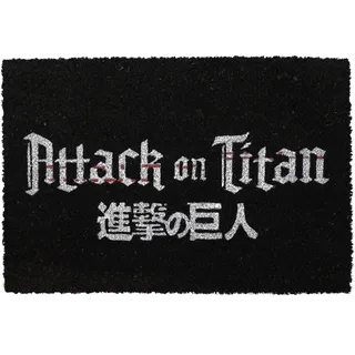 SD Toys Fußmatte, 60 x 40 cm, Logo Attack on Titan