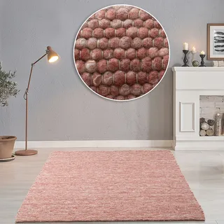 THEKO Alpen Wendeteppich 40 x 60 cm Rot