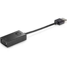 HP H4F02AA - Adaptador HDMI a VGA, negro