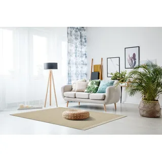 otto home Wollteppich »Salagnon« rechteckig 8 mm Höhe Handweb-Teppich, Flachgewebe, handgewebt, meliert,