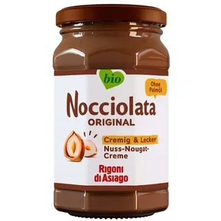 Rigoni di Asiago - Nocciolata - 1x 250g, Nuss Nougat Creme, Haselnusscreme ohne Palmöl, Nuss Nougat Creme ohne Palmöl, Leckerer Brotaufstrich