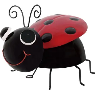 Deko-Figur Metall-Marienkäfer 13 cm