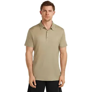 Icebreaker Merino 150 Tech Lite Kurzarm-poloshirt beige XL