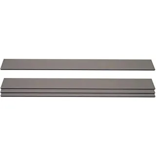 MCW 4er Set Latten Für WPC-Sichtschutz Savoie Bretter Windschutz Ca. 1qm - 180cm Grau