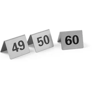 HENDI Nummer 49-60, 50x35x(H)40mm, Edelstahl 18/0