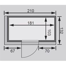 Bild von Sauna Vera und LED-Dachkranz