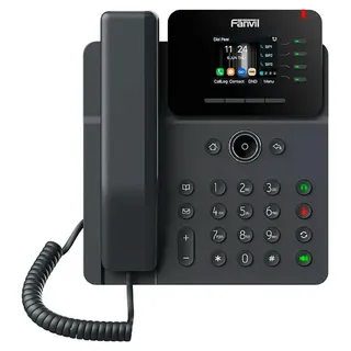 Fanvil V61W, IP-Telefon, Schwarz, Kabelgebundenes Mobilteil, SIP-Info, 4 Zeilen, 1000 Eintragungen - Schwarz