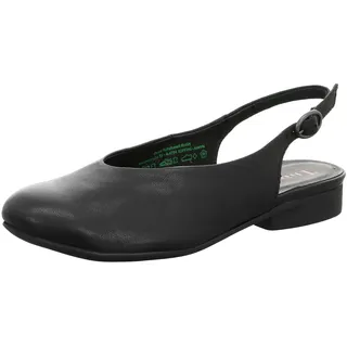 THINK! Damen GUAD2 chromfrei gegerbte nachhaltige Halbschuhe, schwarz 0000