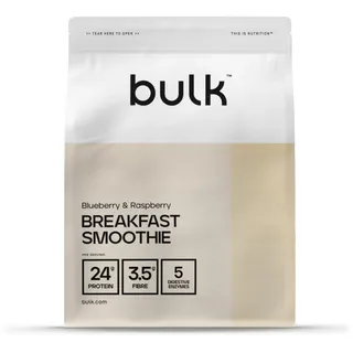 Bulk Frühstücks-Smoothie, proteinreich, echte Fruchtstücke, Blaubeere und Himbeere, 2,5 kg, Verpackung Kann Variieren